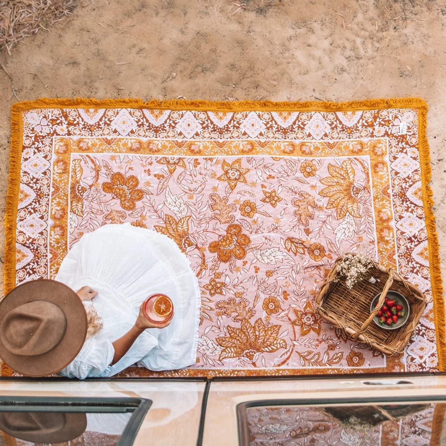 Del Sol Woven Picnic Rug XL - Image 17