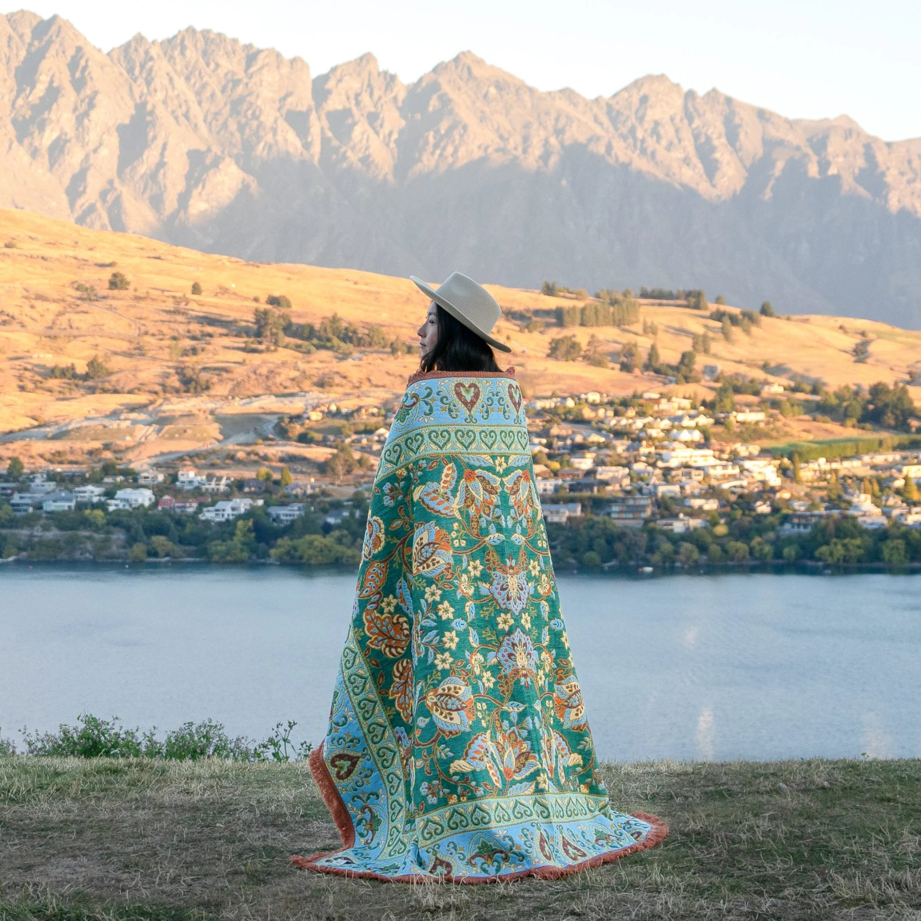 Jade Woven Picnic Rug XL - Image 10