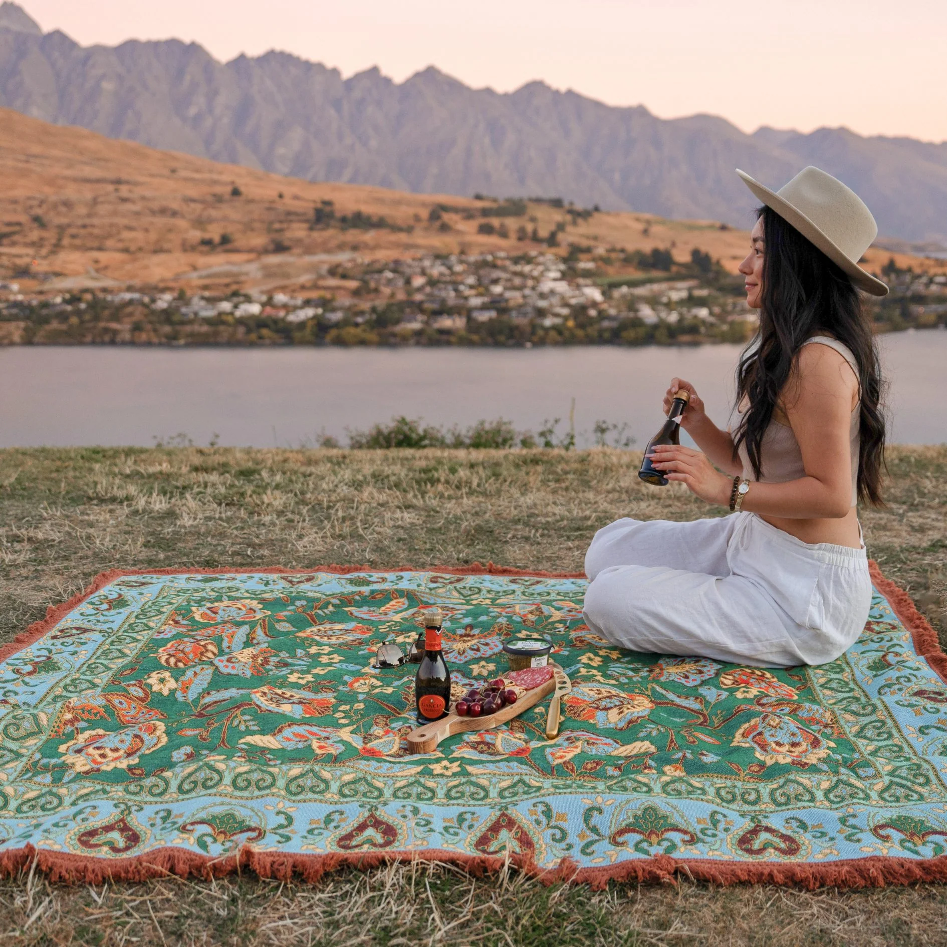 Jade Woven Picnic Rug XL - Image 8