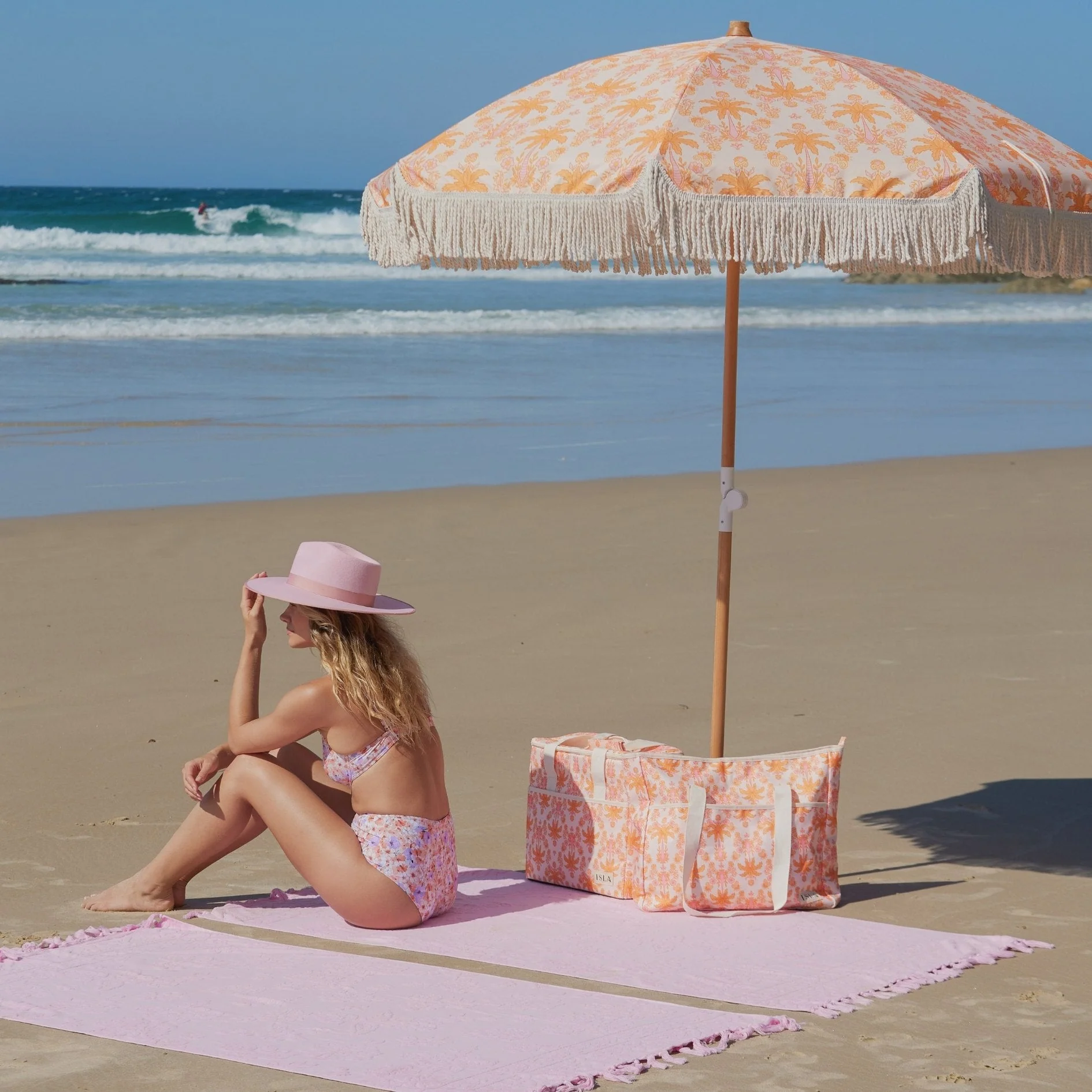Lucia Blush Beach Towel - Image 7