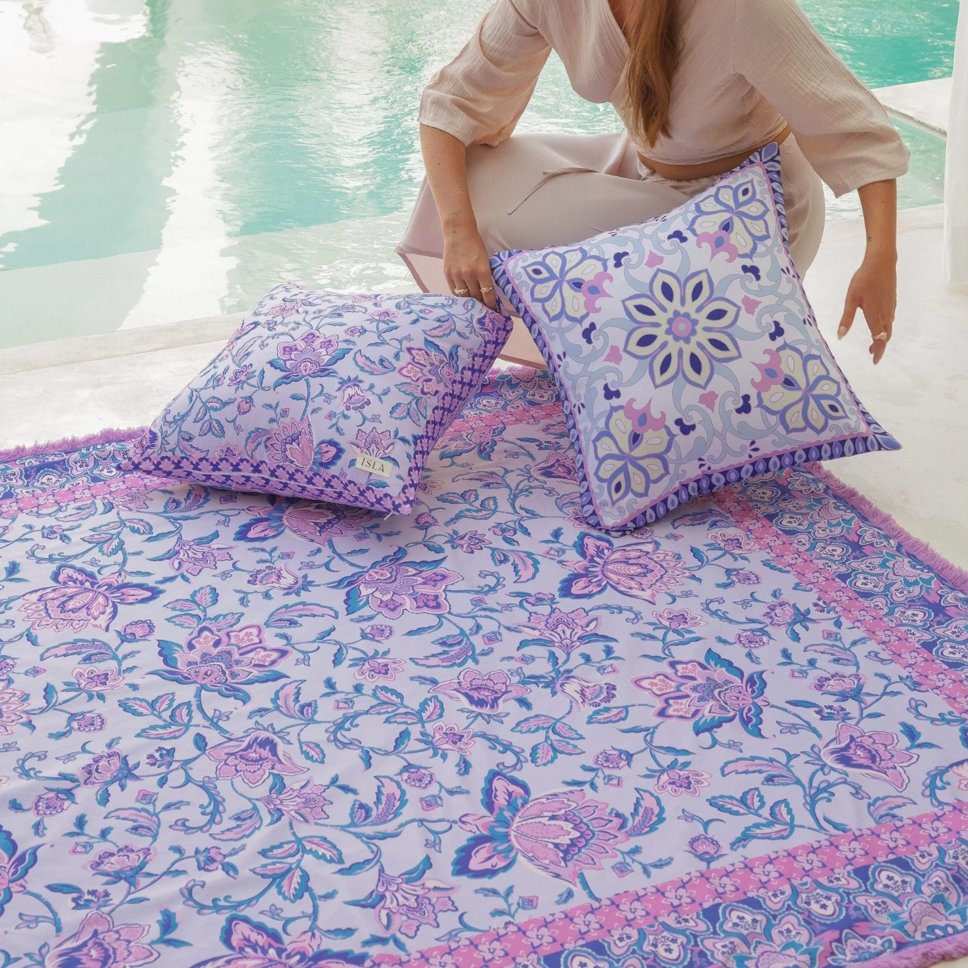 Night Bloom Cushion Cover - Image 3