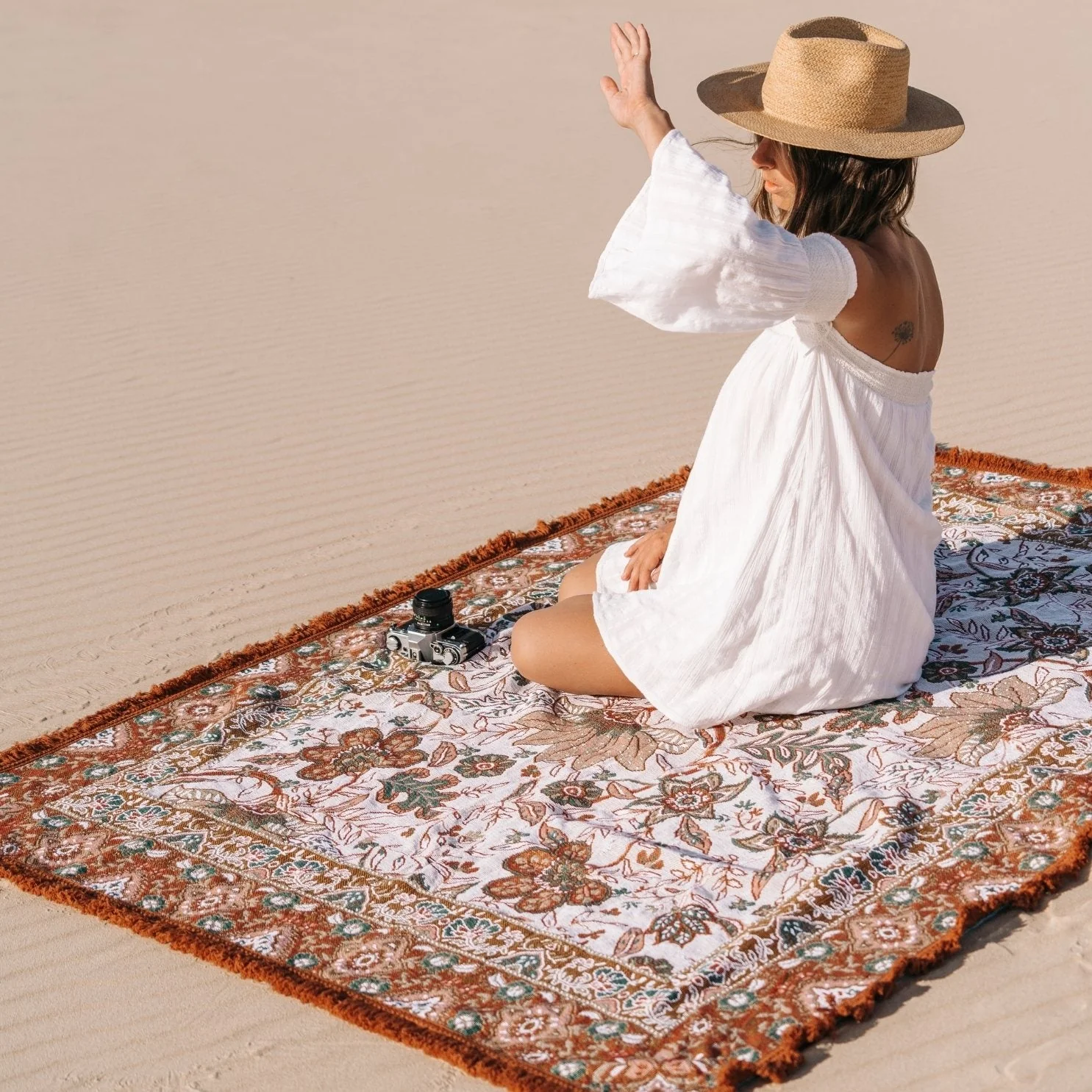 Willow Woven Picnic Rug XL - Image 8